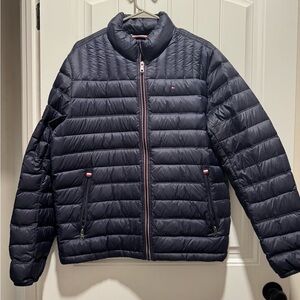 Tommy Hilfiger Men's Dark Blue Puffer Jacket